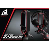 ราคา ขาตั้ง SIGNO E-Sport BG-703 INVAGUS Gaming Mouse Bungee with Headphone Stand ขาตั้งหูฟัง + เมาส์บันจี้ (7415660754)