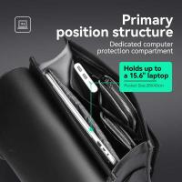 ราคา ❥ Mark Ryden กระเป๋าสะพายหลังหนังแท้สีดำสำหรับนักธุรก (24241610111)