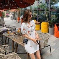 ราคา มินิเดรสคอปกงานคิวท์ๆ ปักลายสตอรเบอรี่ (5034054315)