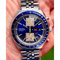 ราคา 1974 Rare Vintage Seiko Chronograph Automatic Ref. 6138-0030 "Kakume" Big Blue ในตำนาน หายาก หล่อจัด สภาพสุดคม Japan (29919595190)