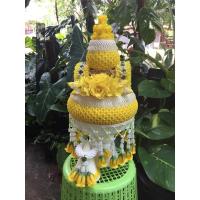 ราคา พานธูปเทียนแพ พานเทียนเเพ ดอกไม้ประดิษฐ์ พานขมา ดอกไม้ผ้า ขนาด8นิ้ว (4954036035)