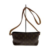 ราคา LOUIS VUITTON Shoulder Bag Trotter_Monogram Canvas_BRW Leather Brown Total Pattern Direct from Japa (29577464452)