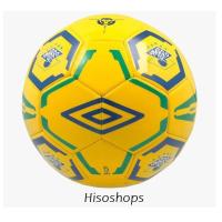 ราคา UMBRO ลูกฟุตบอลลายประเทศบราซิล ขนาด 5(UMBRO Brasil 2018 Flag Supporter Ball unisex) สีเหลือง ของแท้ (1333099811)