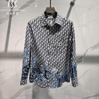 ราคา ดิออร์ แบรนด์อินเทรนด์ใหม่แขนยาวเสื้อตัวอักษรฤดูใบไม้ผลิและฤดูใบไม้ร่วงพิมพ์แฟชั่นผู้ชายเสื้อลําลอง (27660220588)
