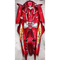 ราคา ชุดสี เฟรม กาบ รถ ฮอนด้า สีแดงแก้ว เวฟ 100 /110s และ wave 100 เก่า ตัวเก่า ดิส / ดรั้ม ครบชุด 13 ชิ้น รถปี 2003 (10737497730)