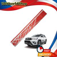ราคา สติ๊กเกอร์ คาดฝากระโปรงหน้า สีแดง ลาย TRD Sticker Toyota Toyota Hilux Revo 2015-2017 แดง จำนวน 1 ชิ้น (9418928308)