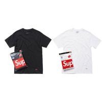 ราคา Supreme x Hanes T-shirts ของแท้100% (118921095)