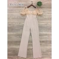 ราคา จั๊มขายาว งานป้าย Lover’s Shop แต่งชีฟอง ปักมุก (11069721788)