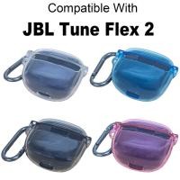 ราคา 1 ชิ้นโปร่งใสหูฟังป้องกันกรณีสําหรับ JBL Tune Flex 2 พร้อมพวงกุญแจทนทานกันกระแทก Drop Proof Full Body ป้องกัน Cove (42155496679)