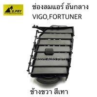 ราคา S.PRY ช่องปรับแอร์ ช่องลมแอร์ VIGO , FORTUNER อันกลาง ข้างขวา สีเทา ( 1 อัน ) รหัส.R112 (12839112571)