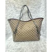 ราคา กระเป๋าผ้าทอลายสีน้ำตาลทรงช๊อปปี้งแบรนด์ SISLEY(รหัส ยิ้ม5) (28154798189)