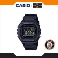 ราคา Casio รุ่น W-218H-1BV นาฬิกาข้อมือผู้ชาย สายเรซิน - สีดำ (27231090149)