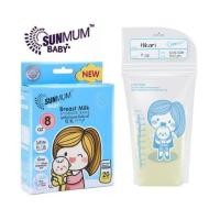 ราคา SUNMUM ซันมัม ถุงเก็บน้ำนม 8 ออนซ์ กล่อง 20 ใบ (เซท 1 กล่อง= 20 ใบ) ถุงเก็บน้ำนม (5524127208)