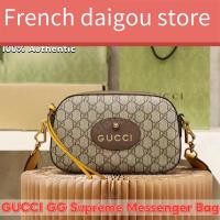 ราคา กุชชี่ GUCCI Neo Vintage GG Supreme Messenger Bag กระเป๋าสะพายไหล่ (25152979143)