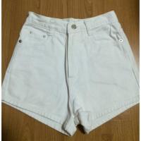 ราคา ขาสั้นเอวสูงสีขาว (16330122)