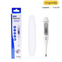 ราคา Thermometer DIGITEMP [Longmed] ดิจิเทม ปรอทวัดไข้ดิจิตอล *[กรุณาแกะพลาสติกที่ตัวถ่านออกก่อนใช้งาน]* (22727270854)