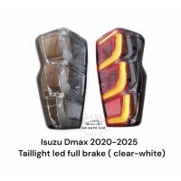 ราคา ไฟท้ายแต่ง Dmax ปี2024 2025 สีชุบ-ใส ไฟ led ไฟเบรค4เส้น (40110194644)
