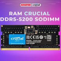 ราคา DRAM Crucial DDR5-5200 SODIMM 8GB/ 16GB/ 32GB 1.1V | CT8G52C42S5/ CT16G52C42S5/ CT32G52C42S5 (40613496403)