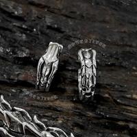 ราคา ต่างหูลายมังกร 1 ข้าง Sterling Silver 925 NSSV3105 (23633035734)