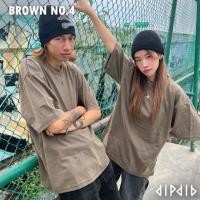 ราคา [ Dipdib.bkk ] Oversized T-Shirts Brown Fade เสื้อยืดสีพื้นผ้าฟอกน้ำตาล - Fade Vintage Collection (27204857278)