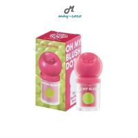 ราคา ถูก/แท้/มีไลฟ์ (มีสีใหม่) บลัชออน Oh My Blush Dot บลัชหัวโต 2P บลัชดอท บลัชออนสูตรน้ำ หัวฟองน้ำ หัวแปรงตัด ติดทน กันน้ำ (28161020539)