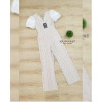 ราคา จั้มสูทขายาวงานป้าย จั้มสูทลูกไม้ (24268975440)