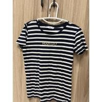 ราคา เสื้อยืดลายทาง ขาว กรม (23960277878)