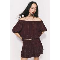 ราคา H&M(เอชแอนด์เอ็ม) เสื้อเชิ้ตประกายระยิบระยับ ผู้หญิง 1294532 (41504814323)