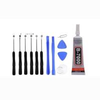 ราคา ชุดไขควงและอุปกรณ์แกะมือถือ mobile phone disassembly tool 12-piece iPhone series screwdriver กาว 15 ml (19342166571)