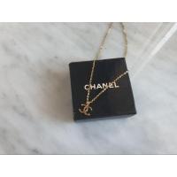 ราคา CHANEL VINTAGE CLASSIC CC LOGO NECKLACE (26373730661)
