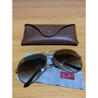 ราคา แว่นกันแดด RayBan Aviator RB3025 001/51 กรอบทอง เลนส์สีน้ำตาล มือสองสภาพดี made in italy (26291206341)