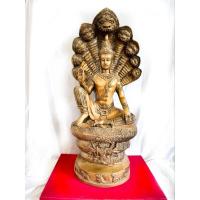 ราคา พระบูชา จตุคามรามเทพ ปางนาคปรก รุ่นอัครมหาเศรษฐี หน้าตัก 9นิ้ว เนื้อโลหะทองเหลือง (24179920162)