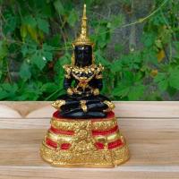 ราคา [nachariti]พระแก้วมณีรัตนะ สีดำราหู หน้าตัก3นิ้ว ปิดทองงดงาม ปลุกเสกพิธีมหาจักรพรรดิ์ ถือเป็นพระแก้วสารพัดนึกขอพรท่านได้ (21577386411)