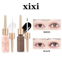 ราคา Xixi กาวติดขนตาปลอม Antifreezing Quick-dry ธรรมชาติที่มองไม่เห็นความหนืดสูงติดทนนานไม่ตกออกจากกาวขนตาสีขาวสีดํา (28103487549)