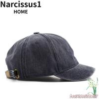 ราคา NARCISSUS Peaked Cap,ล้างผ้าฝ้ายสั้นปีกเบสบอลหมวก,ปรับสีทึบถังปานามาหมวกฤดูร้อน (41712428363)