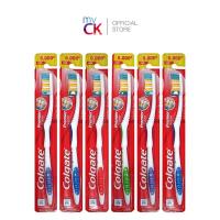 ราคา (มัด 6) แปรงสีฟัน Colgate Premier Clean Medium Head Extra Clean (คละสี) (44465307552)
