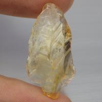 ราคา พลอย ก้อน ซิทริน ดิบ ธรรมชาติ แท้ ( Unheated Natural Citrine ) หนัก 12.2 กะรัต (26809229533)
