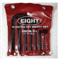 ราคา Eight ประแจหกเหลี่ยม สั้น สีดำ ชุด 10 ตัว 1/16 - 3/8 (18771577805)