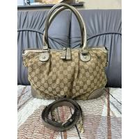 ราคา พร้อมส่ง**กระเป๋าถือผ้า Gucci แท้มือสอง (25377040402)
