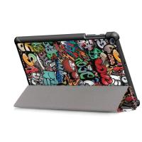 ราคา เคสฝาพับแม่เหล็ก ลายกราฟฟิตี้ ซัมซุง แท็ปเอ 10.1 (2019) ที510 / ที515 For Samsung Galaxy Tab A 10.1 (2019) T510 / T515 (5990671535)