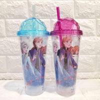 ราคา แก้วน้ำพลาสติก 2 ชั้น ฝาโดมเพชร ลาย Frozen II (6408595909)