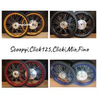 ราคา ชุดล้อขอบ #17 1.40x2 ดุมกระจกพร้อมยางนอกลายไฟ+ยางในสามารถเลือกรุ่นและสีขอบล้อได้ในตัวเลือกสินค้าพร้อมใส่ (5362625737)