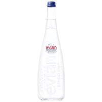 ราคา เอเวียง น้ำแร่โซดา ในขวดแก้ว 750มล. จากฝรั่งเศส - Evian Sparkling Water Glass bottle 750ml imported from France (18963172527)