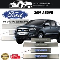 ราคา Ford Ranger (T6) แผ่นเหล็กข้าง/บันไดข้างประตูพร้อม Led Blue 4 ชิ้น (27871093868)