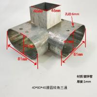 ราคา (ของแถม)ท่อกลมเอวตรงผ่านมุมสองทางสามทางถนนรั้วก่อสร้างอุปกรณ์เชื่อมต่อการก่อสร้างอลูมิเนียมอัลลอยด์️ (40752306771)