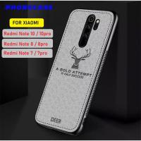 ราคา ❌ราคาส่ง❌ Deer Case For Redmi Note8 / mi Note 10plus / Note 7 / Note 5 เคสขอบนิ่ม หลังลายผ้า กันน้ำ เคสกันกระแทก (7829915293)