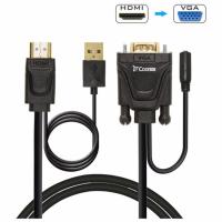 ราคา HDMI to VGA Adapter พร้อม Audio Output รุ่น MODEL:5137 (แปลง HDMI เป็น VGA ADAPTER WITH AUDIO (1041834682)