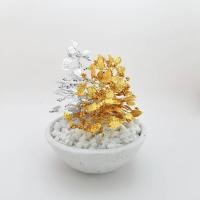 ราคา (handmade) ต้นไม้เงิน ต้นไม้ทอง ต้นไม้มงคล ชุดสมบูรณ์พูนสุข ของชำร่วย ของขวัญขึ้นบ้านใหม่ ของตกแต่งบ้าน หิ้งพระ (11501733839)