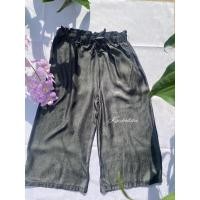 ราคา กางเกงขายาวใส่สบาย5 ส่วนสีดำ (3056979895)