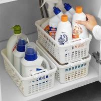 ราคา ตะกร้าอเนกประสงค์ 2IN1 หูจับซ้อนกันได้ 2 แบบ พลาสติกหนา เหนียว คุณภาพดี รับน้ำหนักได้เยอะ (29524620978)